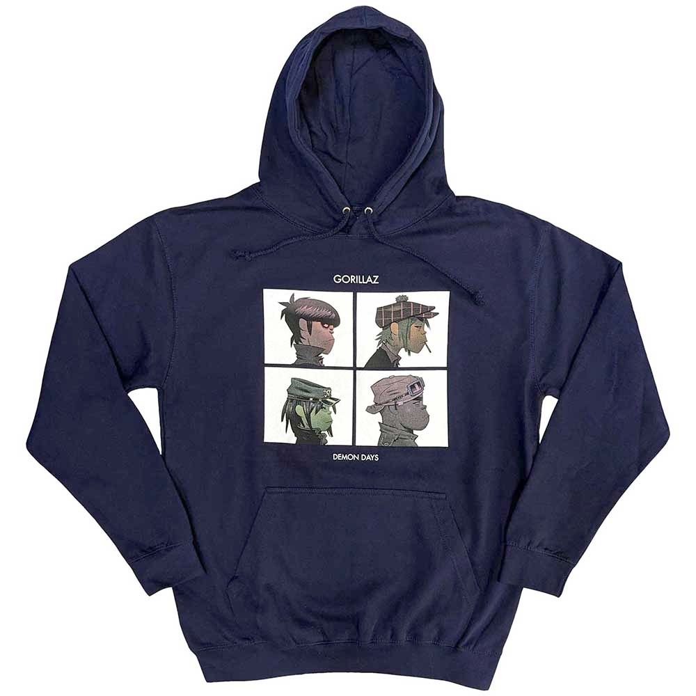 Gorillaz - Demon Days Hoodie - Blue